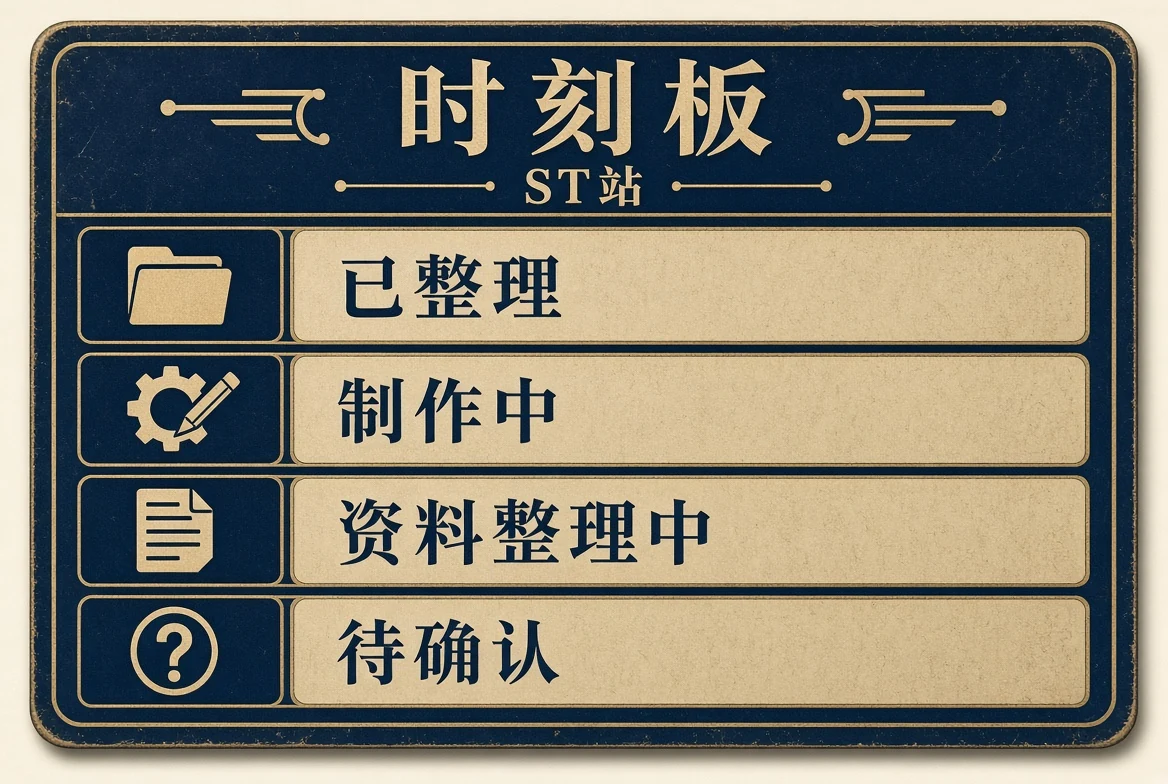 时刻板内容状态